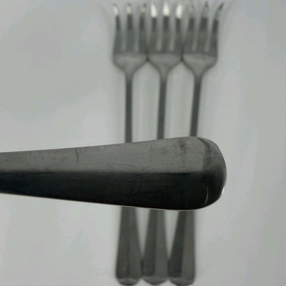 4X CF Cooper Bros QUEEN ANNE Stainless Cocktail Seafood Forks England